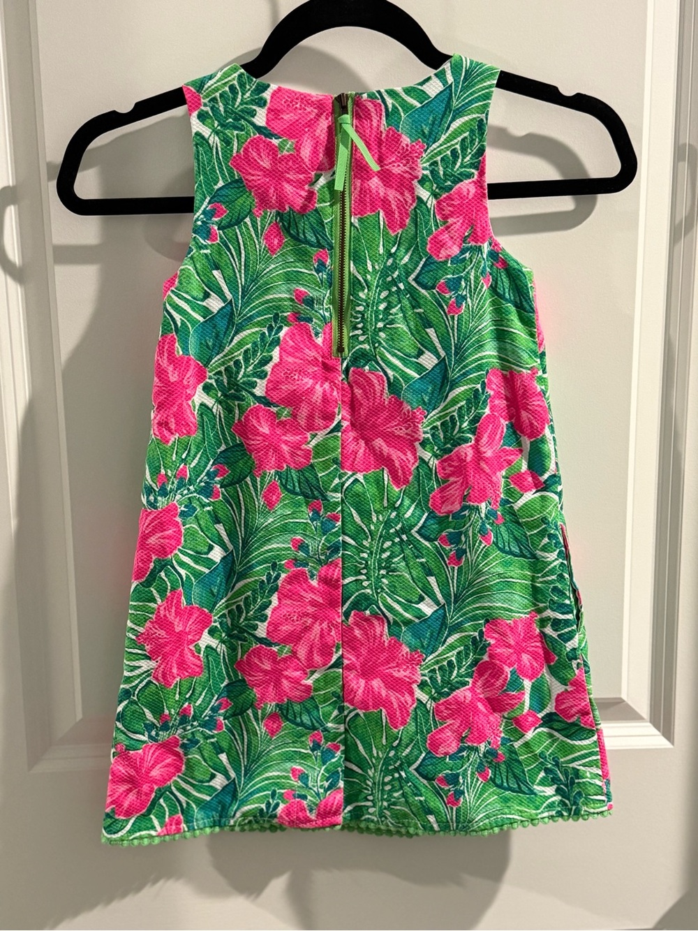 Tommy Bahama Pink and Green Floral Kid Dress - Picture 4 of 7